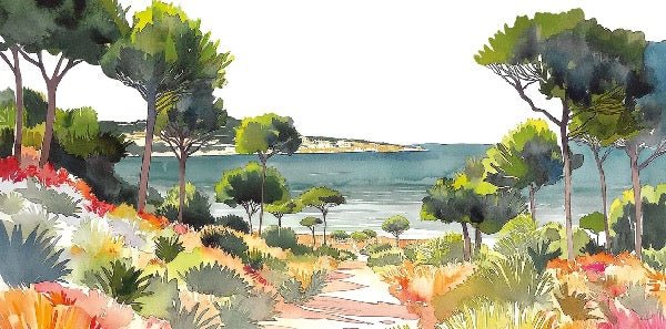 Panoramic Wallpaper Summer Air