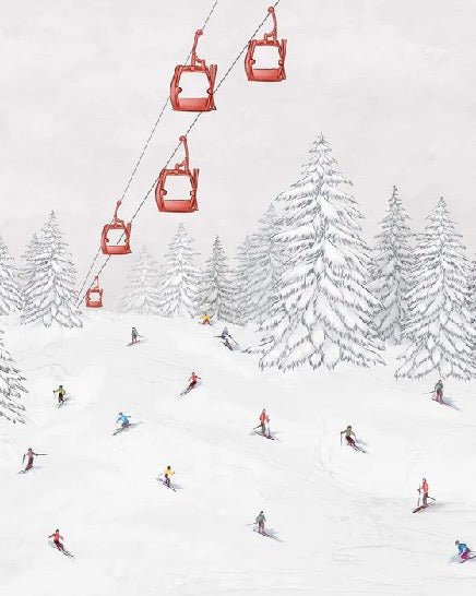 Colorful gondola wallpaper