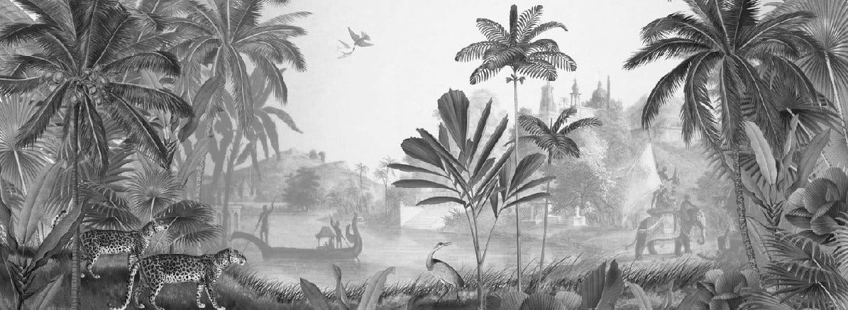 Wild shadows panoramic wallpaper