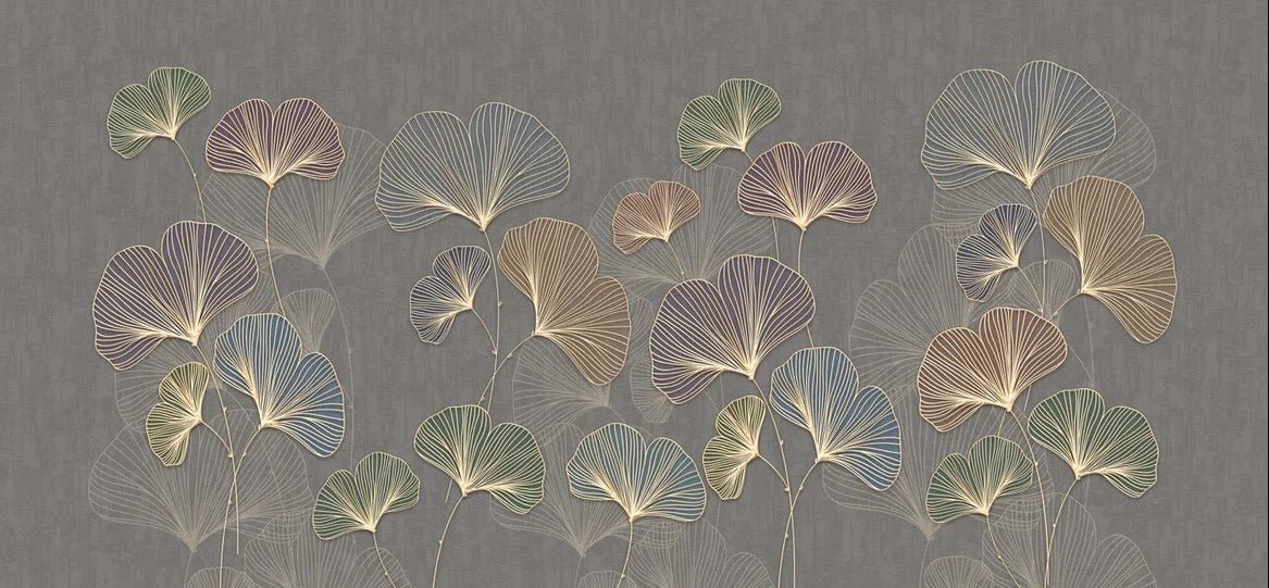 Wallpaper bistro ginkgo asie tendance