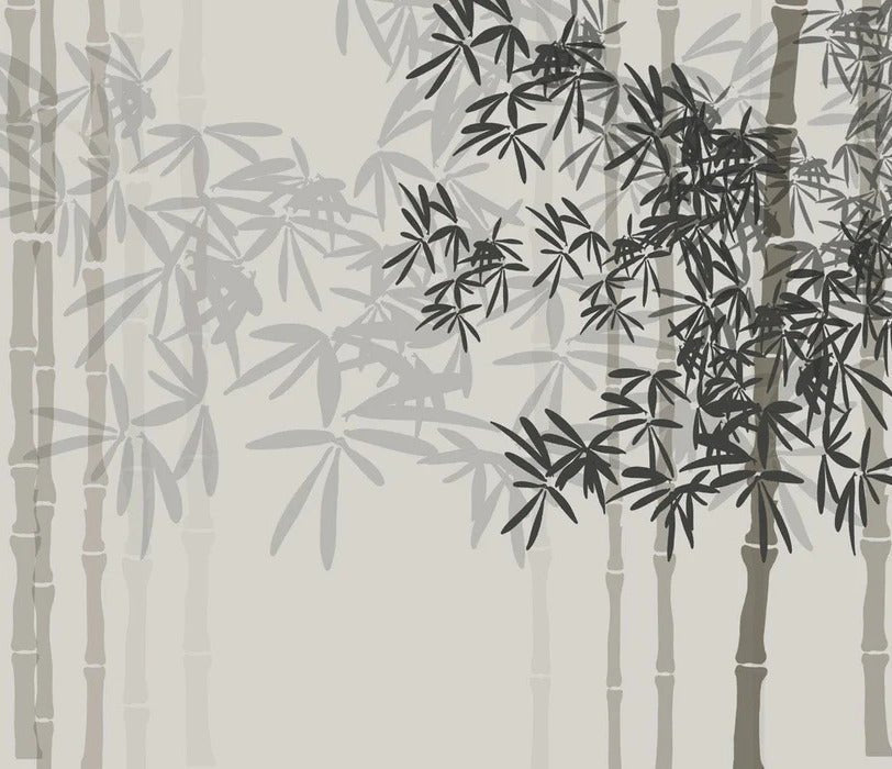 Panoramic bamboo wallpaper