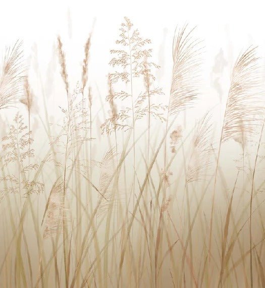 Wheat field flower wallpaper