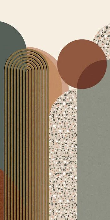 Art deco graphic wallpaper