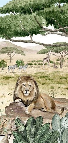 Secret Savannah Children's Wallpaper