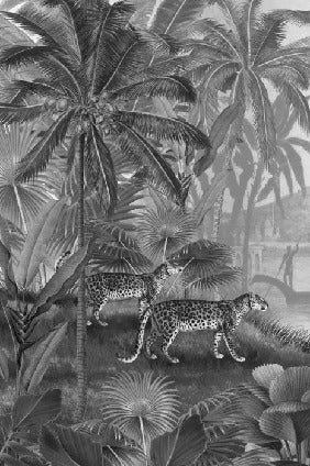 Wild shadows panoramic wallpaper