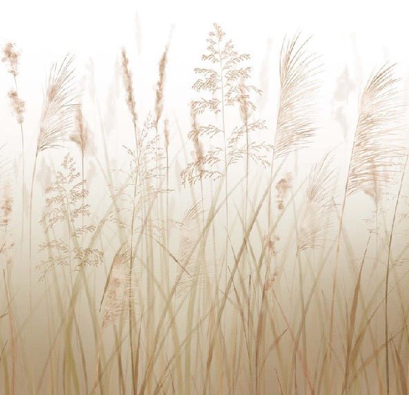 Wheat field flower wallpaper