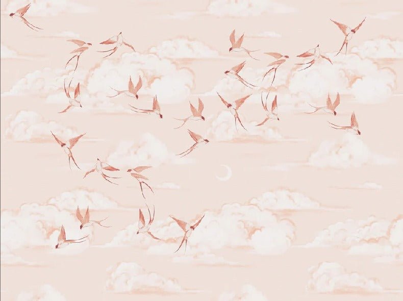 Papier peint chambre enfant poétique terracotta, XXL, tendance