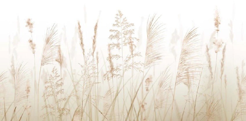 Wheat field flower wallpaper