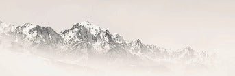 Mont Blanc in sepia mist wallpaper