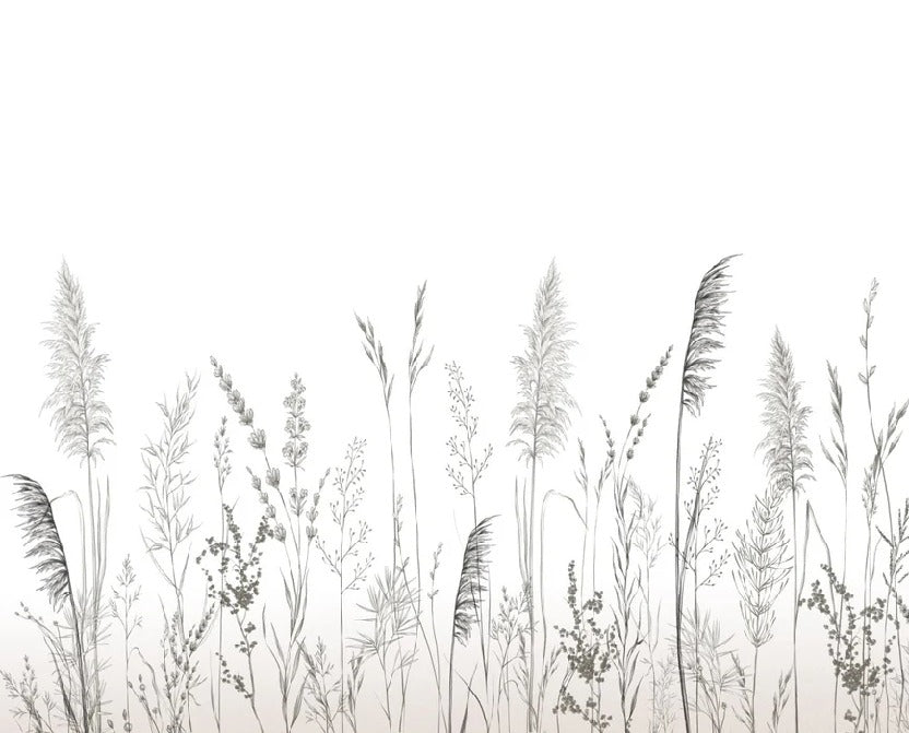 Poetic pampas wallpaper