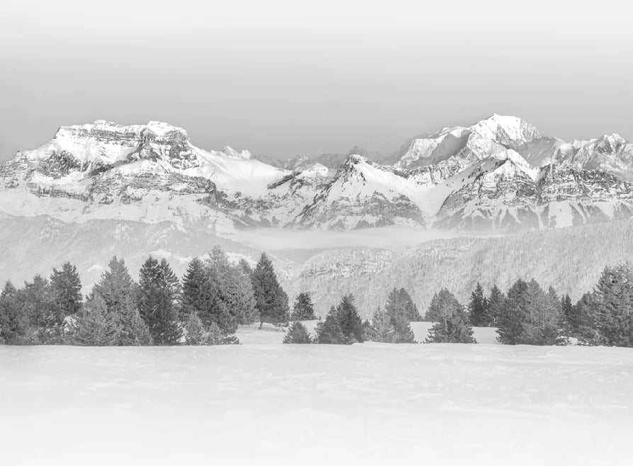 Photo wallpaper - La Tournette and beyond