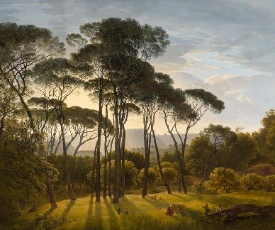 Italian historical landscape wallpaper