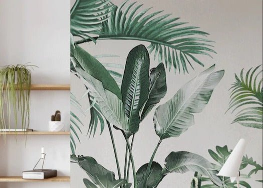 Tropical bird of paradise wallpaper