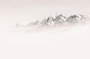 Misty morning wallpaper Mont Blanc