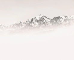 Misty morning wallpaper Mont Blanc