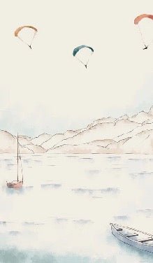 Papier peint Annecy, cimes & art, XXL, tendance