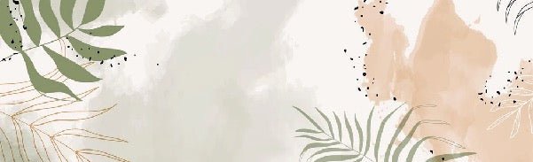 Panoramic vegetal watercolor wallpaper