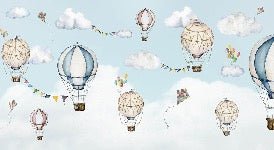 Hot-air balloons taking flight wallpaper