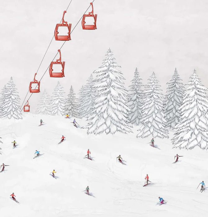 Colorful gondola wallpaper