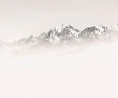 Foggy morning wallpaper Mont Blanc