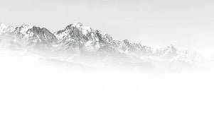 Mont Blanc in the mist black and white wallpaper
