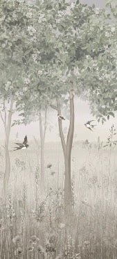 Panoramic clearing wallpaper