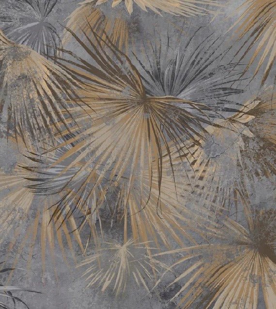 Panoramic palm vintage wallpaper