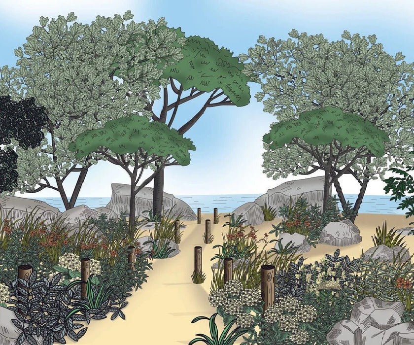 Landscape wallpaper France seaside