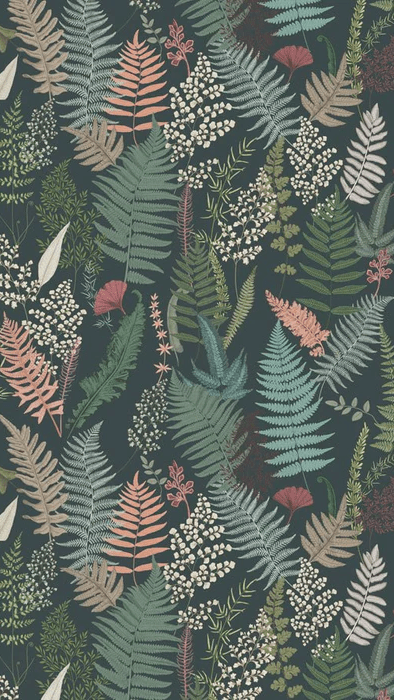 Papier peint Feuille Dense d'Automne - H585cm x L330cm - Matière Softouch, XXL, tendance