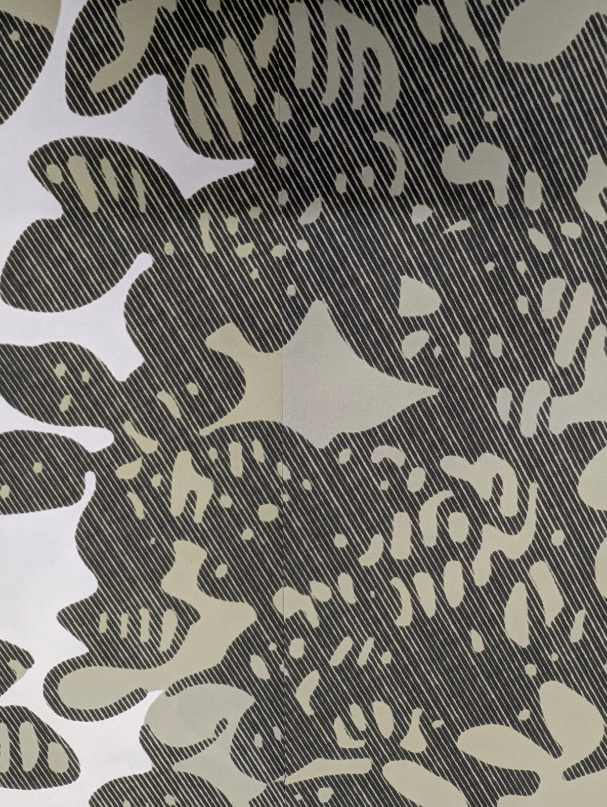 Grey Children's French World Map Wallpaper - H260cm x L322cm - Pre-glued Matter