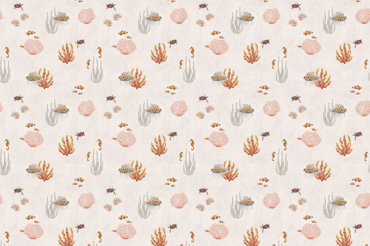 Papier peint à motif pour enfant. Murmures de l'océan - Muralconcept