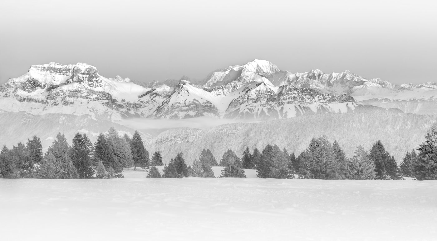 Papier peint photo - La Tournette et au delà, XXL, tendance