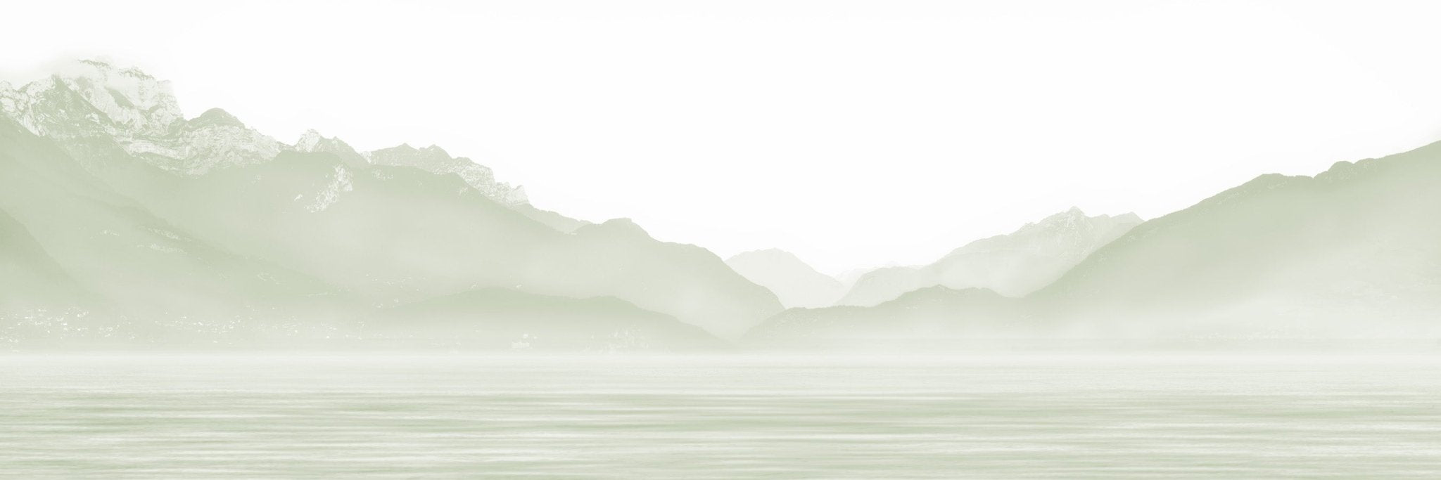 Papier peint Annecy et son lac paisible vert, mural concept, tendance