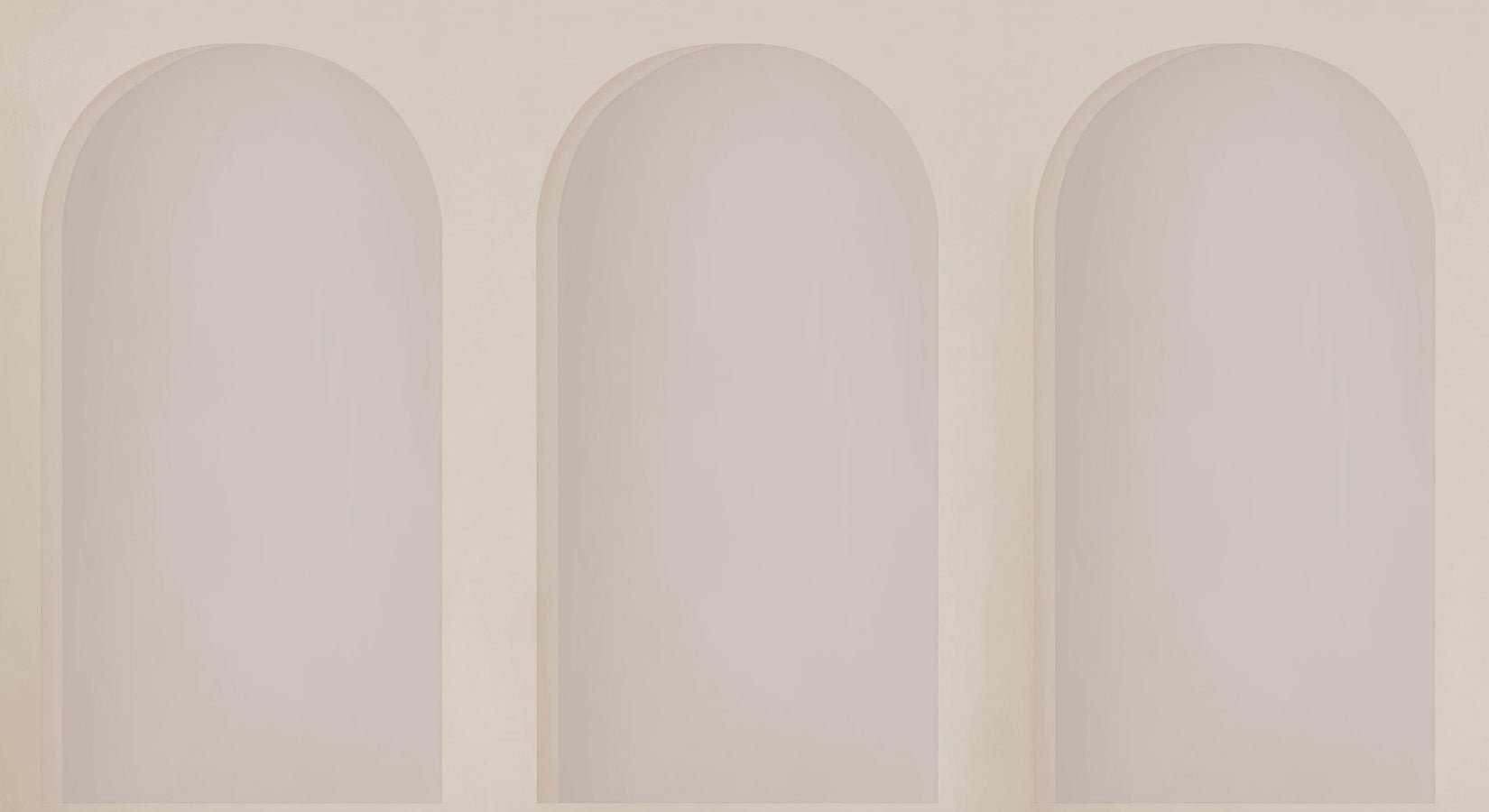 Papier peint panoramique arche beige, mural concept, tendance