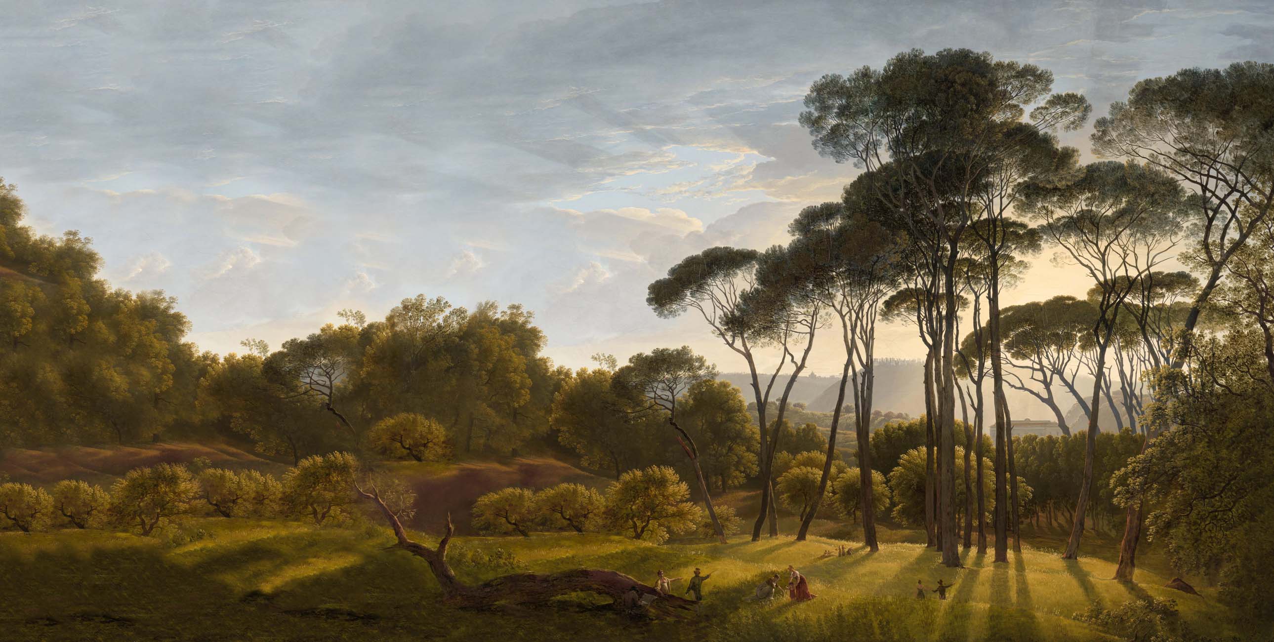 Papier peint paysage historique italien, XXL, tendance