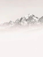 Misty morning wallpaper Mont Blanc