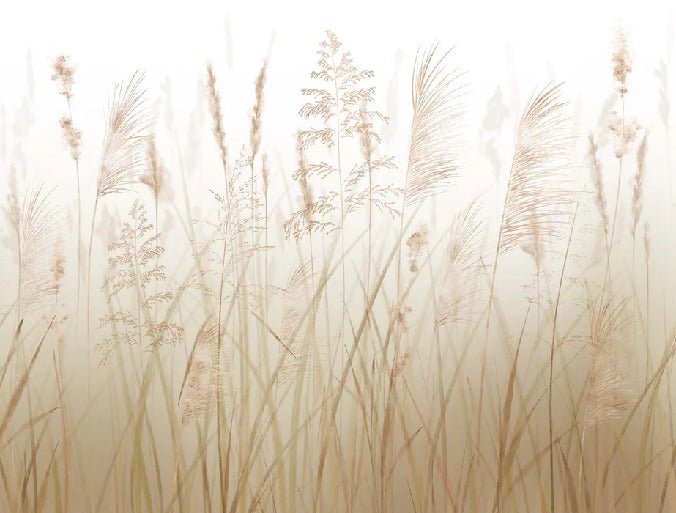 Wheat field flower wallpaper