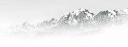 Mont Blanc in the Mist black and white wallpaper