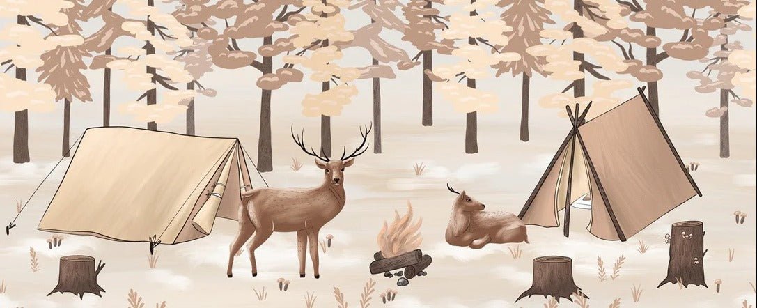 Papier peint enfant scandinave féérie suédoise, XXL, tendance