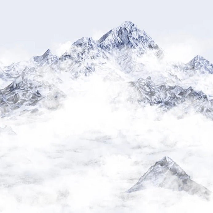 Mount Everest blue wallpaper