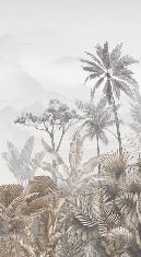 Tropical sepia wallpaper