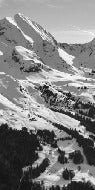 Aravis black and white mountain wallpaper
