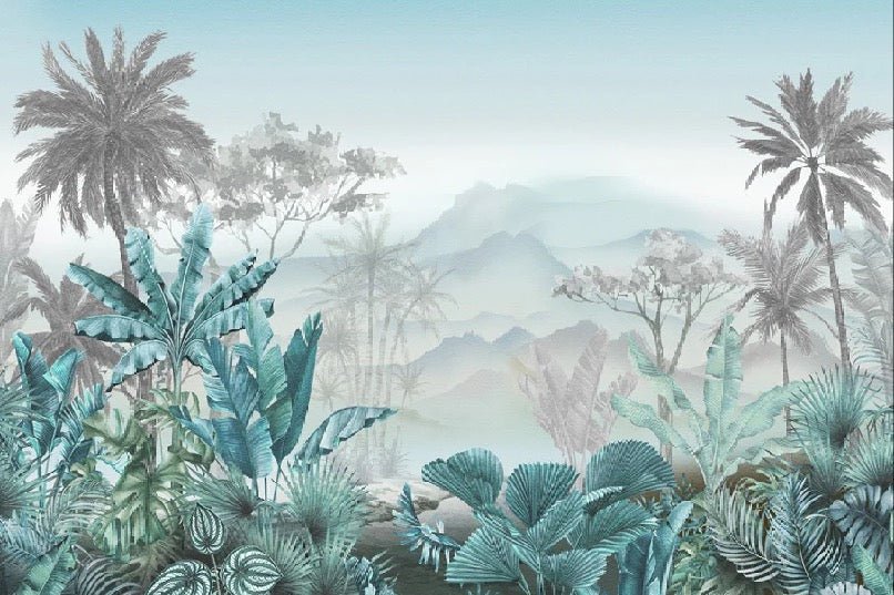 Blue Trendy Trendy Wallpaper, XXL, tendance