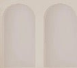Panoramic beige arch wallpaper