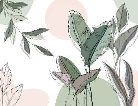 Panoramic green wallpaper