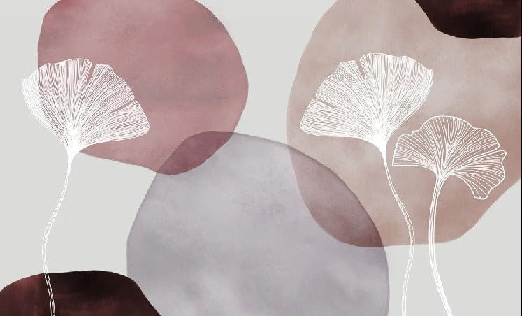 Abstract purple panoramic wallpaper