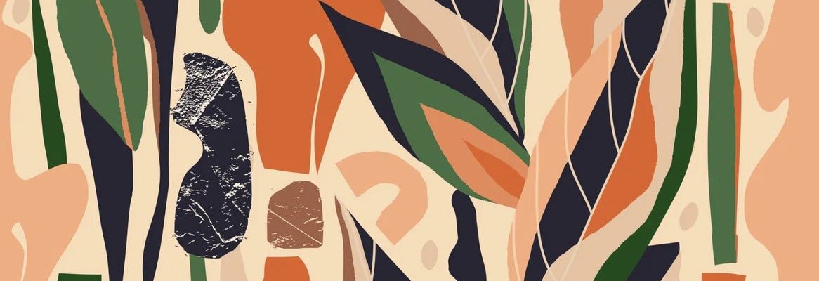 Abstract plant wallpaper