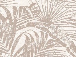 Monochrome jungle leaf wallpaper