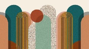 Art pop deco graphic trend wallpaper