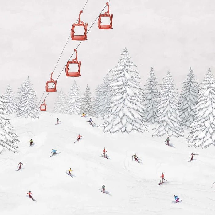 Colorful gondola wallpaper